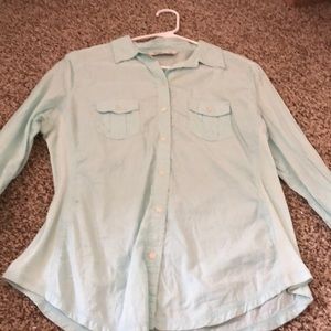 Light blue long sleeve shirt